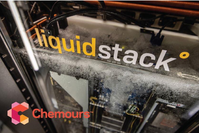 Liquid stack sponsored device in liquid cooling